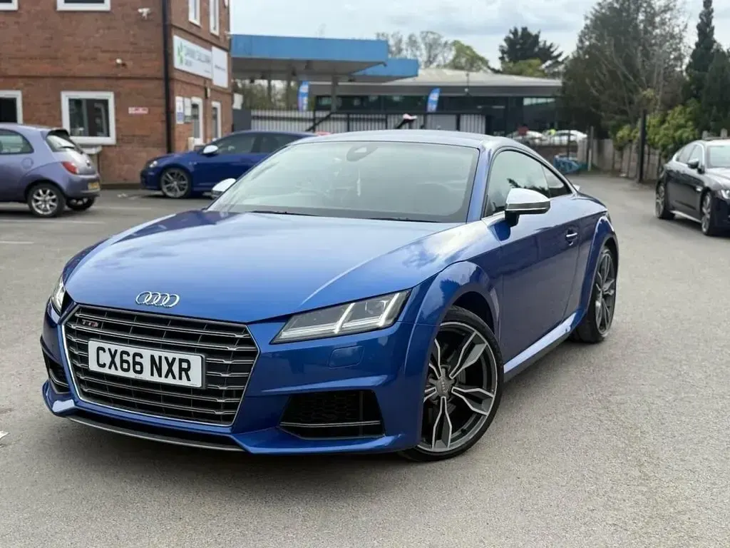 Used Audi TTS Comfort 310 HP (228 kW) 2016 Blue Coupe