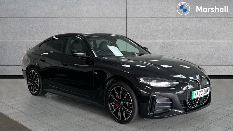 Black Used 2023 BMW i4 M Sport Sedan | £31,506 (Fair price) - Image 1/4