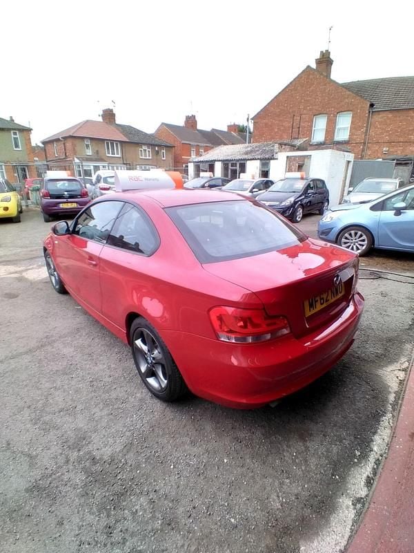 Used BMW 120 Coupé Sport Line 170 HP (125 kW) 2012 Red Coupe