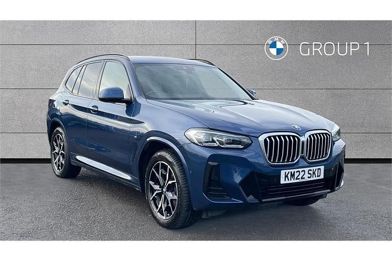 Blue Used 2022 BMW X3 M Sport SUV | £31,750 (Fair price) - Image 1/4