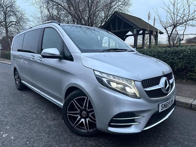 Silver Used 2019 Mercedes V300 AMG line MPV | £41,995 - Image 1/4
