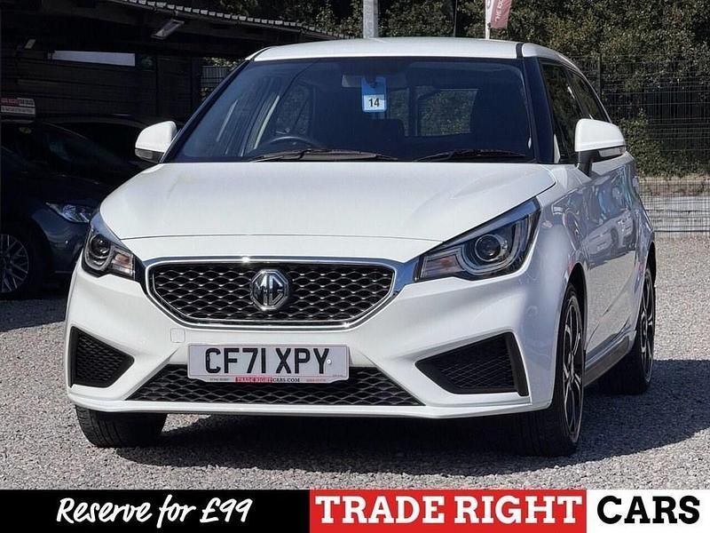 Used MG MG3 Excite 106 HP (77 kW) 2022 White Hatchback