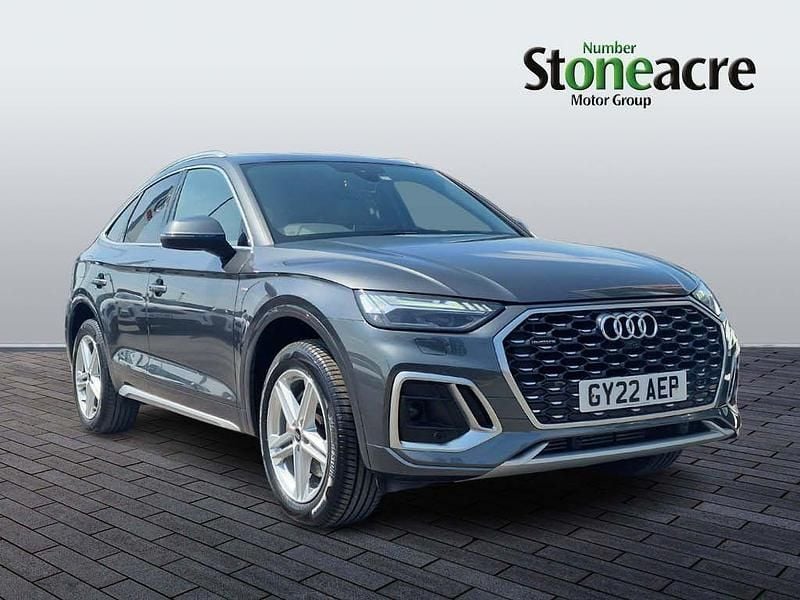 Grey Used 2022 Audi Q5 Sportback S-Line SUV | £24,500 (Fair price) - Image 1/4