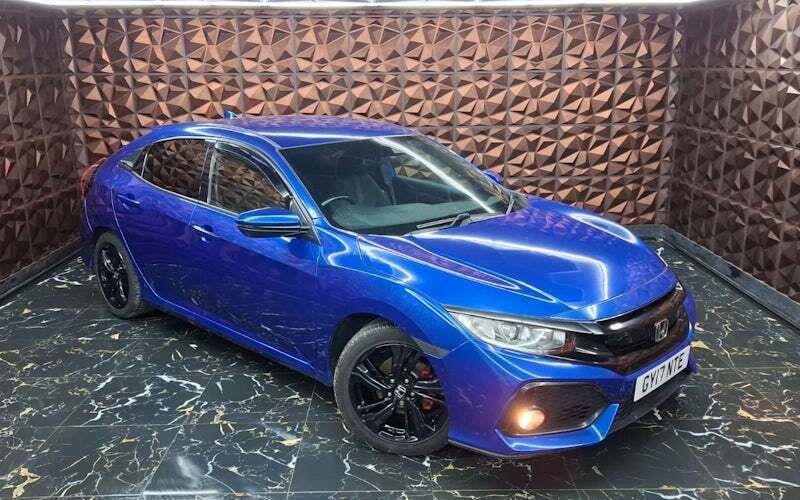 Blue Used 2017 Honda Civic SR Hatchback | £7,199 (Fair price) - Image 1/4
