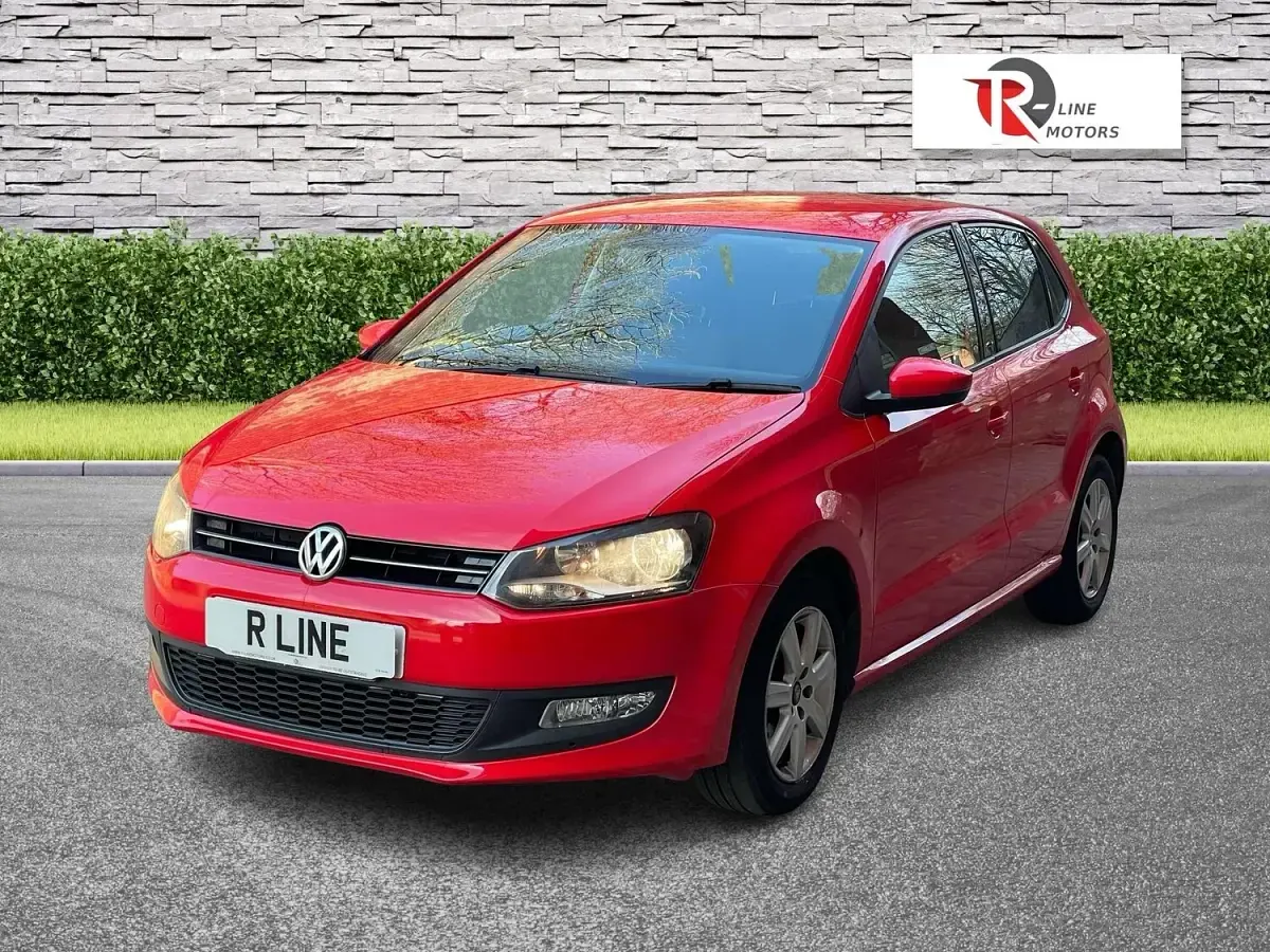Used VW Polo Match 83 HP (61 kW) 2011 Red Hatchback