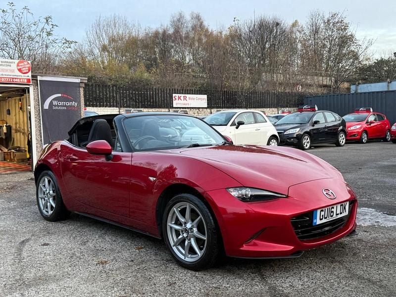 Red Used 2016 Mazda MX5 Cabriolet | £8,295 (Fair price) - Image 1/4
