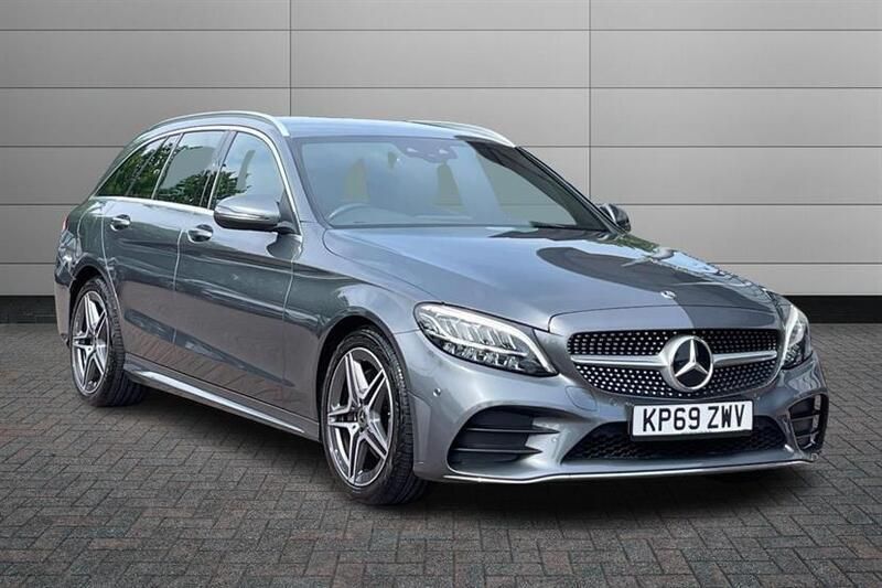 Selenite grey Used 2019 Mercedes C200 AMG line Estate | £18,095 (Fair price) - Image 1/4