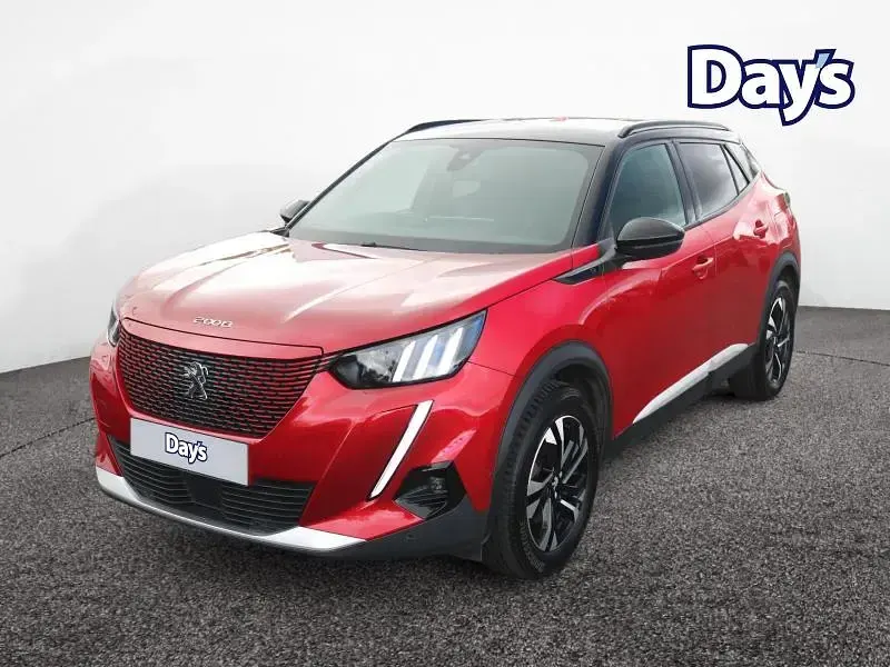 Usado Peugeot e-2008 GT 100 kW (136 HP) 2021 Vermelho SUV
