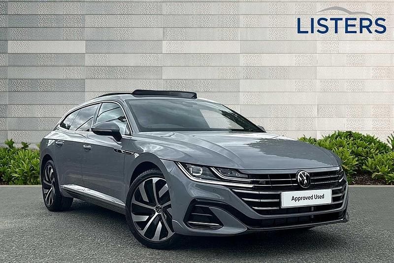 Moonstone grey Used 2025 VW Arteon R-line Estate | £54,000 - Image 1/4