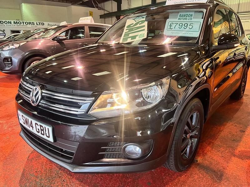 Black Used 2014 VW Tiguan S SUV | £7,995 (Good price) - Image 1/4
