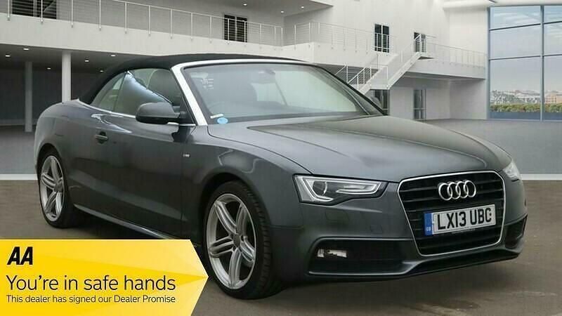 Grey Used 2013 Audi A5 Cabriolet S-Line Cabriolet | £5,495 (Super price) - Image 1/3