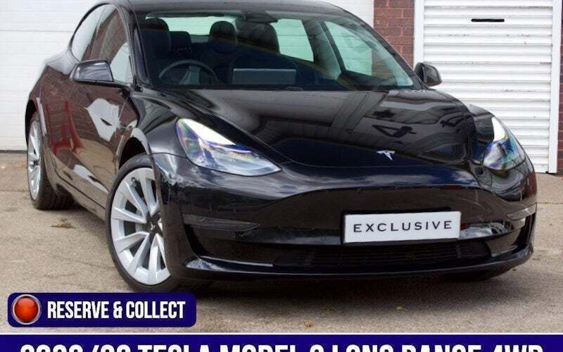 Black Used 2022 Tesla Model 3 Long Range Sedan | £24,750 (A bit pricey) - Image 1/4
