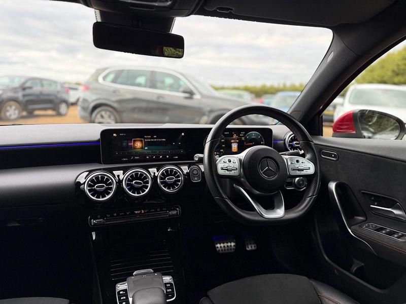 Used Mercedes A180 AMG Line Premium 116 HP (85 kW) 2019 Red Hatchback