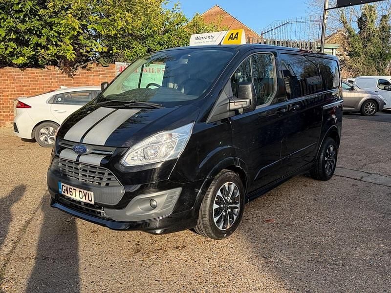 Used Ford Transit Custom Limited 170 HP (125 kW) 2018 Black Van