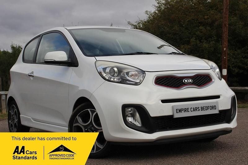Used Kia Picanto 65 HP (47 kW) 2015 White Hatchback
