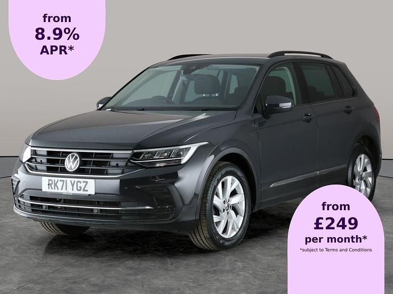 Grey Used 2021 VW Tiguan S SUV | £17,974 (Fair price) - Image 1/2