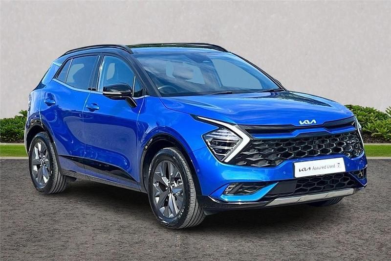 Blue Used 2022 Kia Sportage GT-Line S SUV | £27,575 (A bit pricey) - Image 1/3