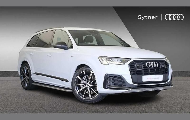 White Used 2021 Audi Q7 Black Edition SUV | £38,000 (Fair price) - Image 1/4