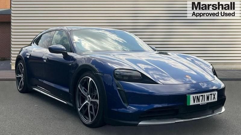 Blue Used 2021 Porsche Taycan Cross Turismo Sedan | £47,490 (Good price) - Image 1/4