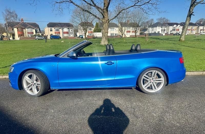 Used Audi A5 Cabriolet 2010 Blue Cabriolet