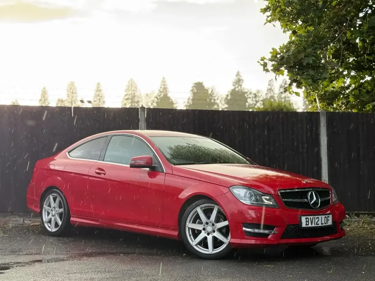 Used Mercedes C180 Sport Edition 2012 Red Coupe