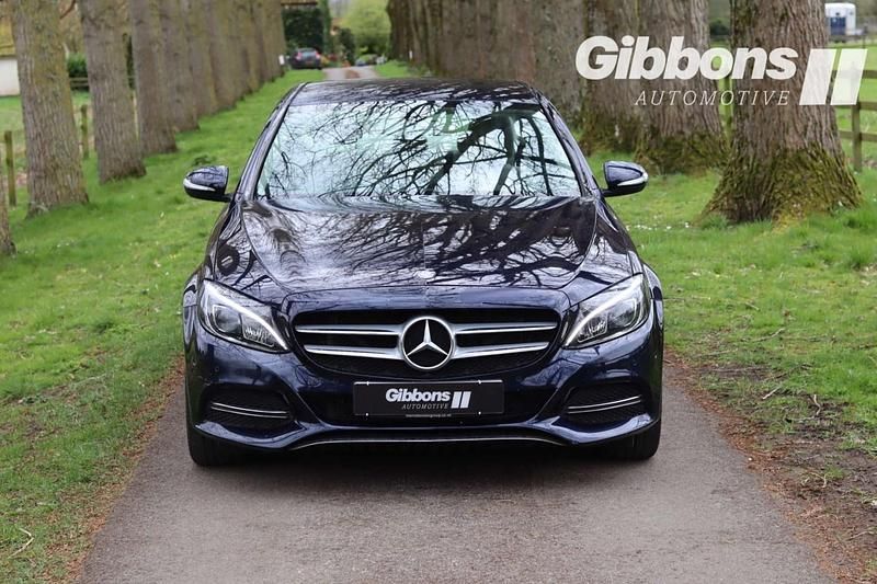 Used Mercedes C200 184 HP (135 kW) 2015 Blue Sedan
