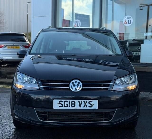Usado VW Sharan SE 150 HP (110 kW) 2018 Preto Monovolume