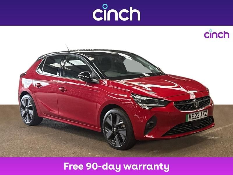 Red Used 2022 Vauxhall Corsa-e Elite Hatchback | £10,199 (Good price) - Image 1/3