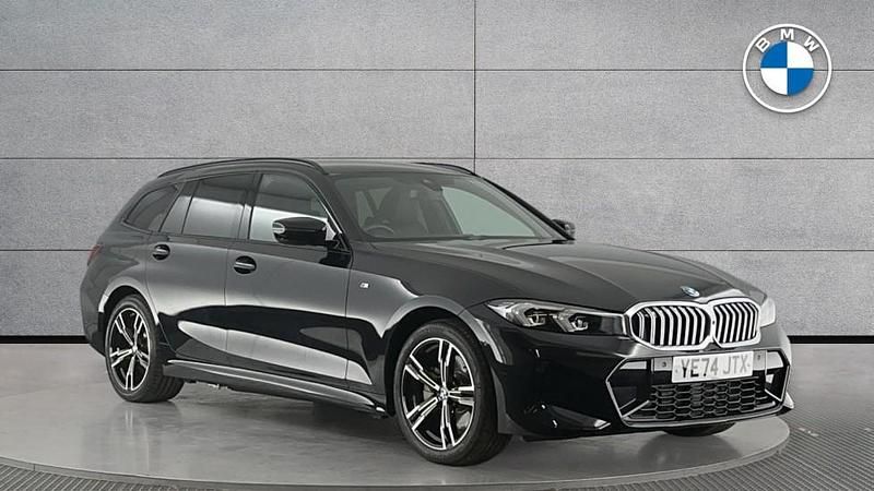 Black Used 2024 BMW 330e M Sport Estate | £37,950 (Fair price) - Image 1/4