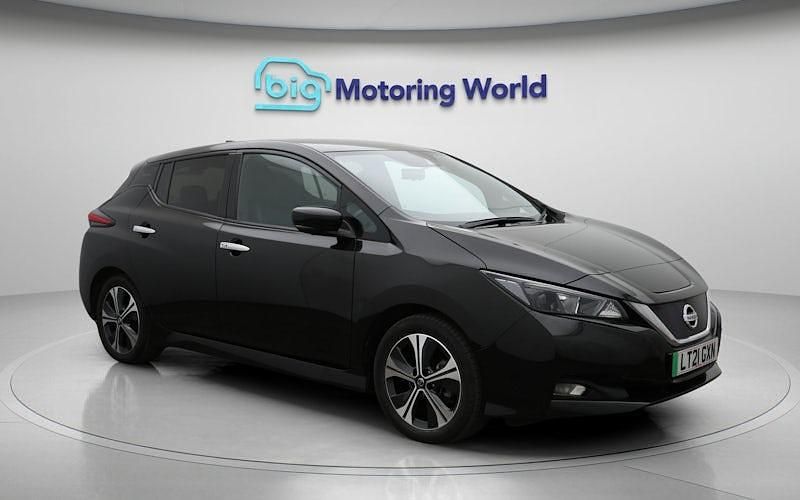 Used Nissan Leaf 110 kW (150 HP) 2021 Black Hatchback