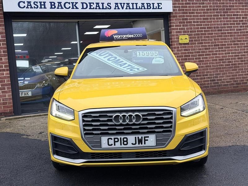 Begagnad Audi Q2 S-Line 150 HK (110 kW) 2018 Gul SUV