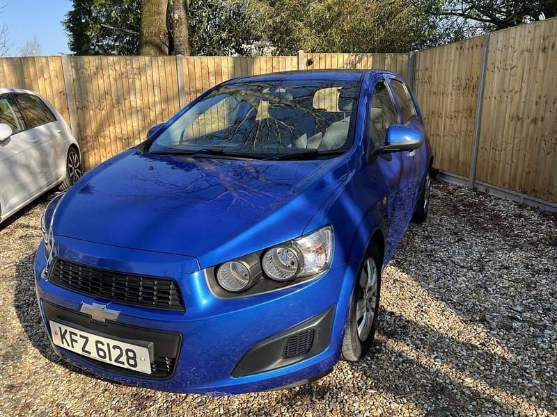 Used Chevrolet Aveo LS 2012 Blue Hatchback