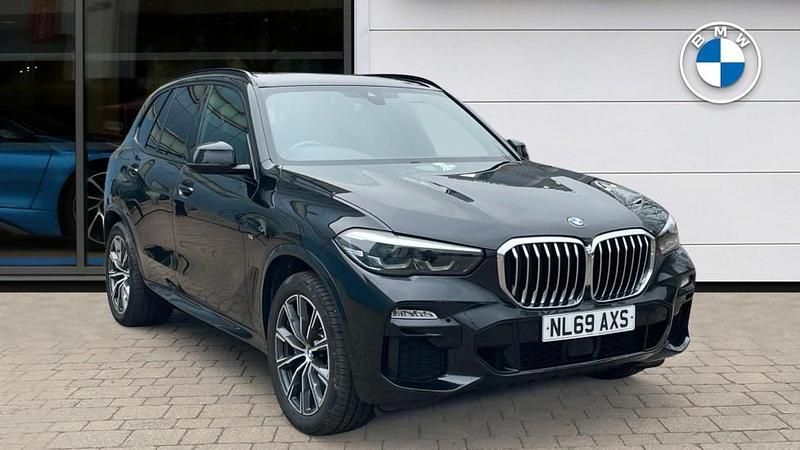 Black Used 2019 BMW X5 M Sport SUV | £36,600 (Good price) - Image 1/4