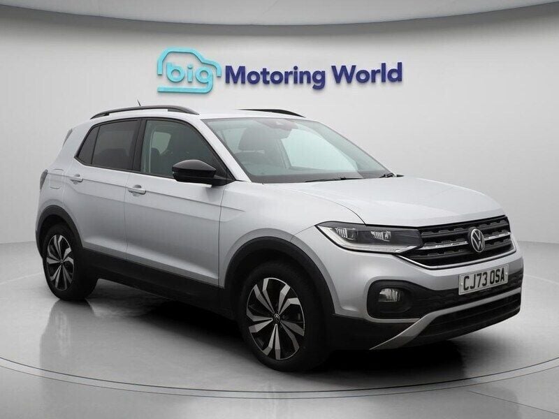 Silver Used 2023 VW T-Cross Black Edition SUV | £18,300 (Good price) - Image 1/4