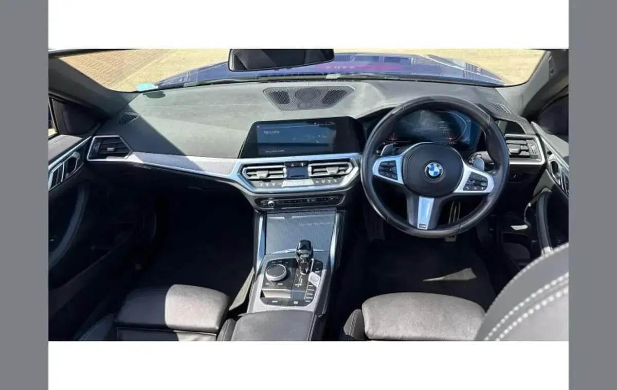 Usado BMW 420 M Sport 184 HP (135 kW) 2021 Azul Cabrios