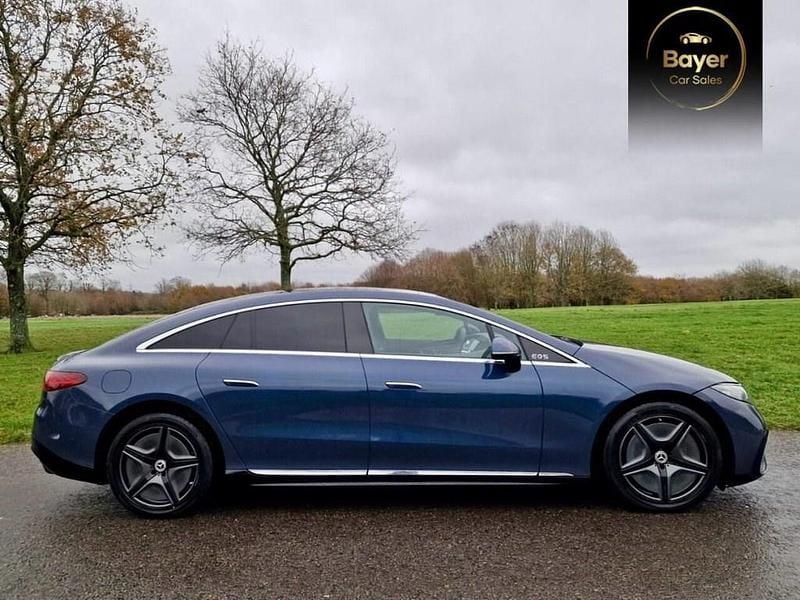 Used Mercedes EQS450+ AMG line 244 kW (333 HP) 2022 Blue Sedan