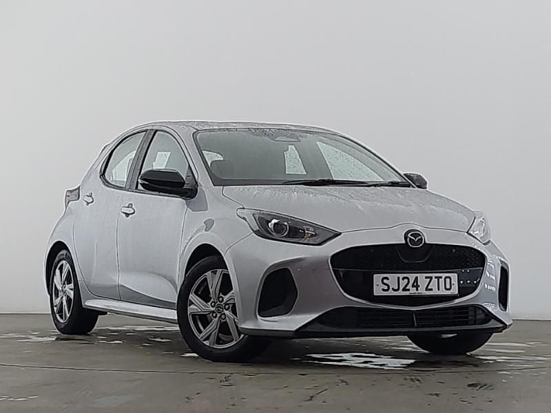 Silver Used 2024 Mazda 2 Exclusive-Line Hatchback | £16,498 (Fair price) - Image 1/4