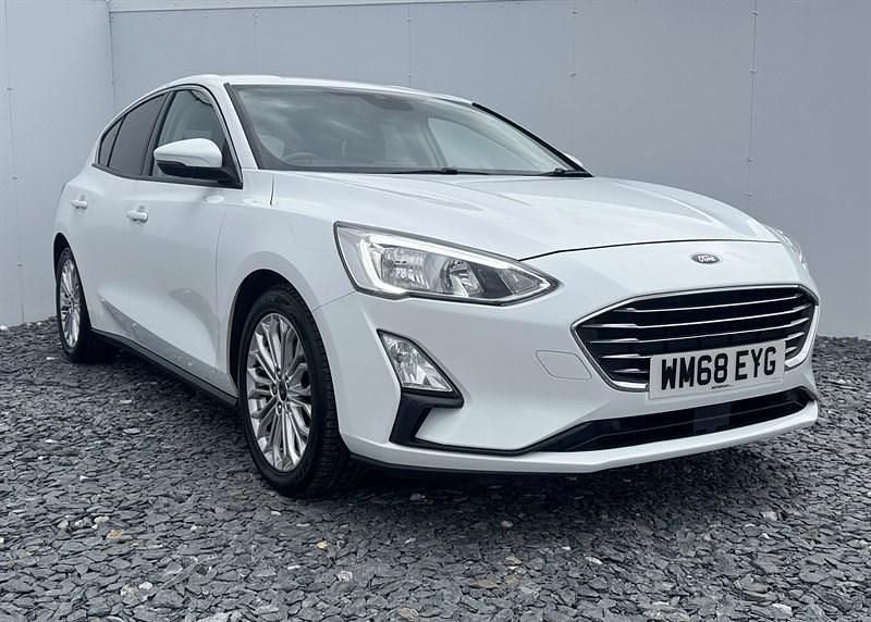 White Used 2018 Ford Focus Titanium X Hatchback | £10,895 (A bit pricey) - Image 1/4