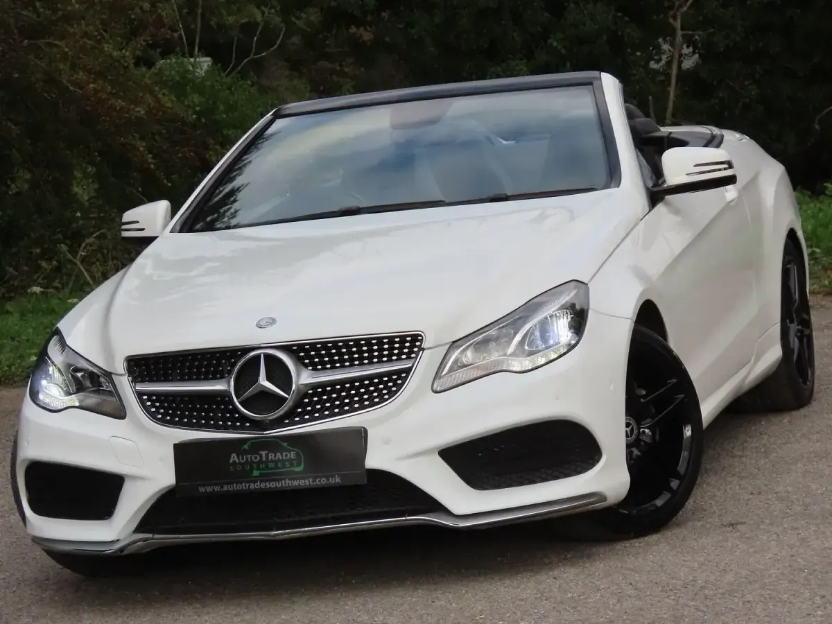 Used Mercedes E220 AMG 2014 White Cabriolet