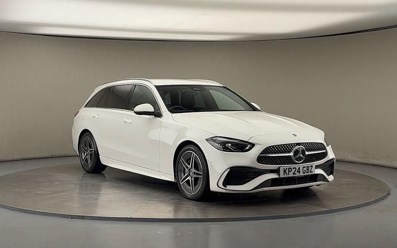 Used 2024 Mercedes C220 AMG line Estate | £30,400 (Good price) - Image 1/4