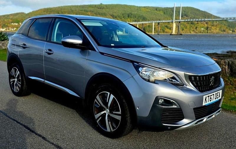 Grey Used 2018 Peugeot 3008 Allure Hatchback | £9,495 (Fair price) - Image 1/4