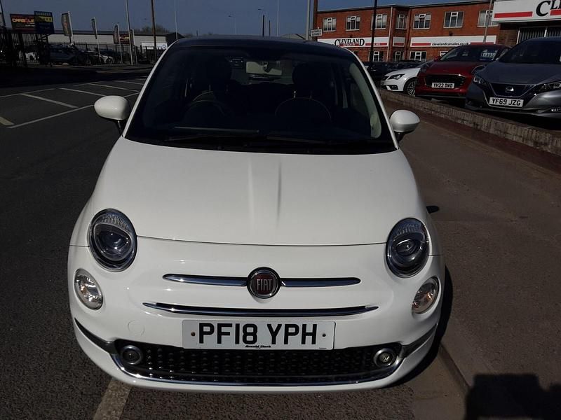 Used Fiat 500 Lounge 2018 White Hatchback