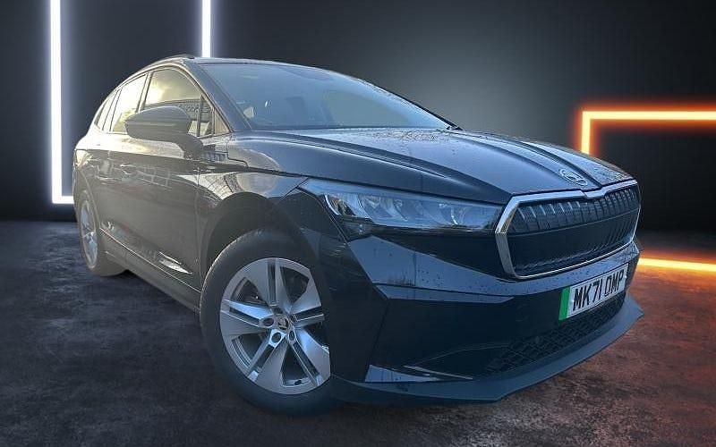 Black Used 2021 Skoda Enyaq iV ecoSuite SUV | £15,690 (Fair price) - Image 1/4