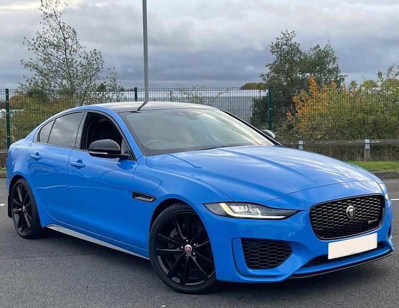 Blue Used 2020 Jaguar XE Sedan | £19,995 (Expensive) - Image 1/4
