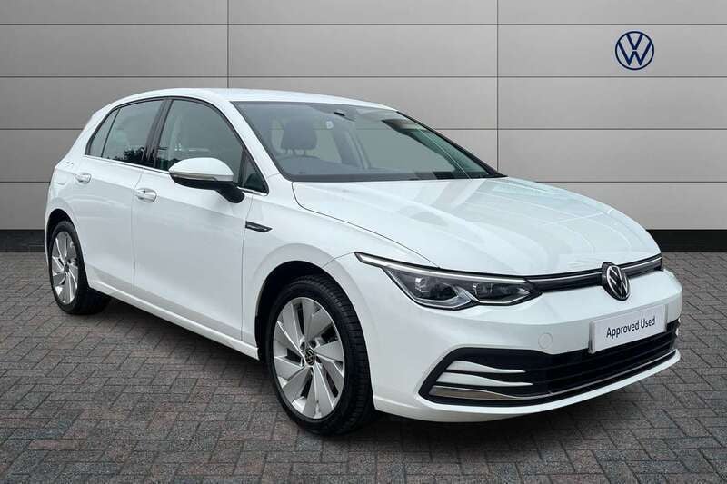 White Used 2020 VW Golf VIII Style Hatchback | £18,290 (Fair price) - Image 1/4