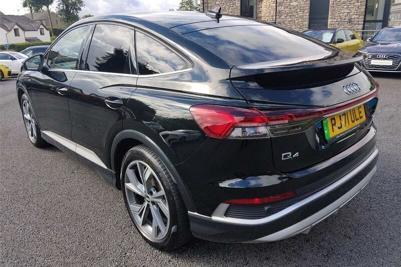 Used Audi Q4 Sportback e-tron Comfort 150 kW (204 HP) 2021 Black SUV