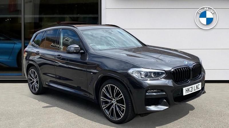 Grey Used 2021 BMW X3 M Sport SUV | £30,806 (Fair price) - Image 1/3