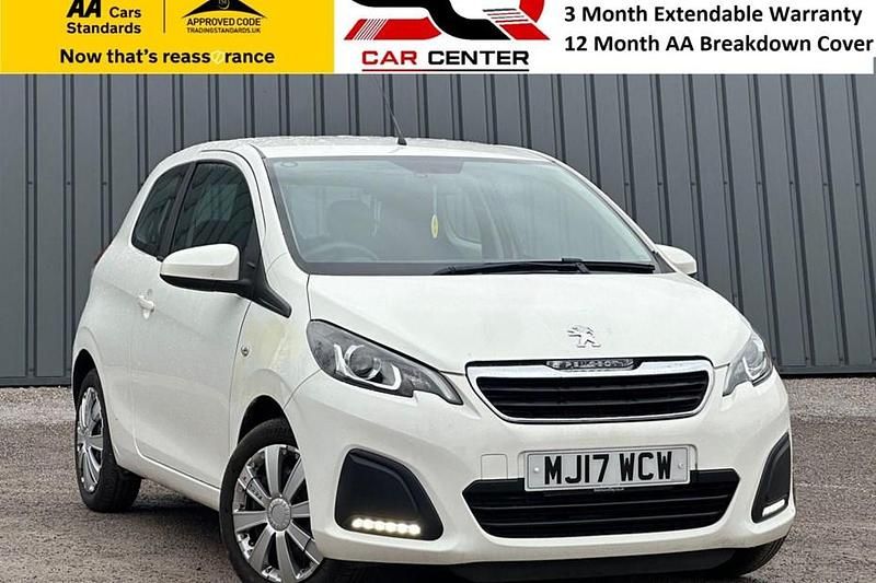 Used Peugeot 108 Active 68 HP (50 kW) 2017 White Hatchback