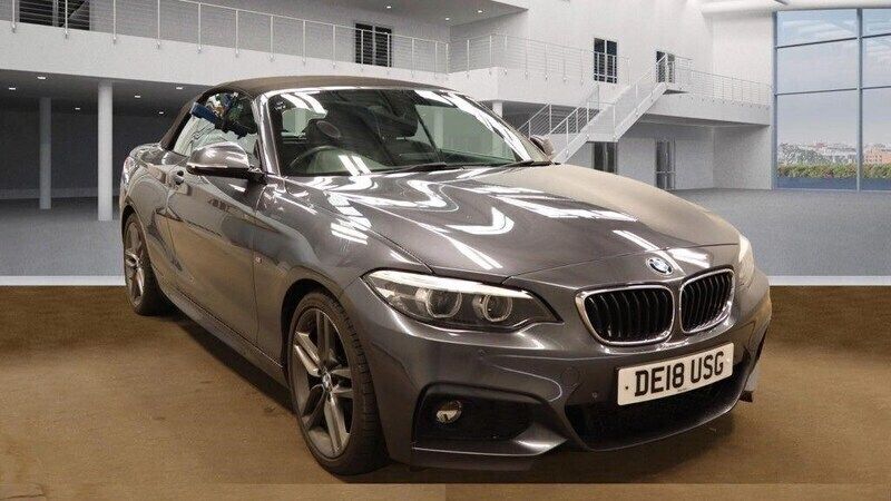 Grey Used 2018 BMW 218 M Sport Cabriolet | £13,495 (Fair price) - Image 1/2