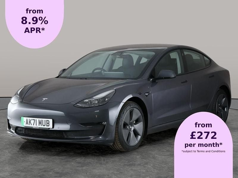 Grey Used 2021 Tesla Model 3 Sedan | £17,452 (Fair price) - Image 1/2